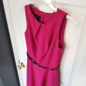 AB Studio Fuchsia Pink Fitted Dress Size 2